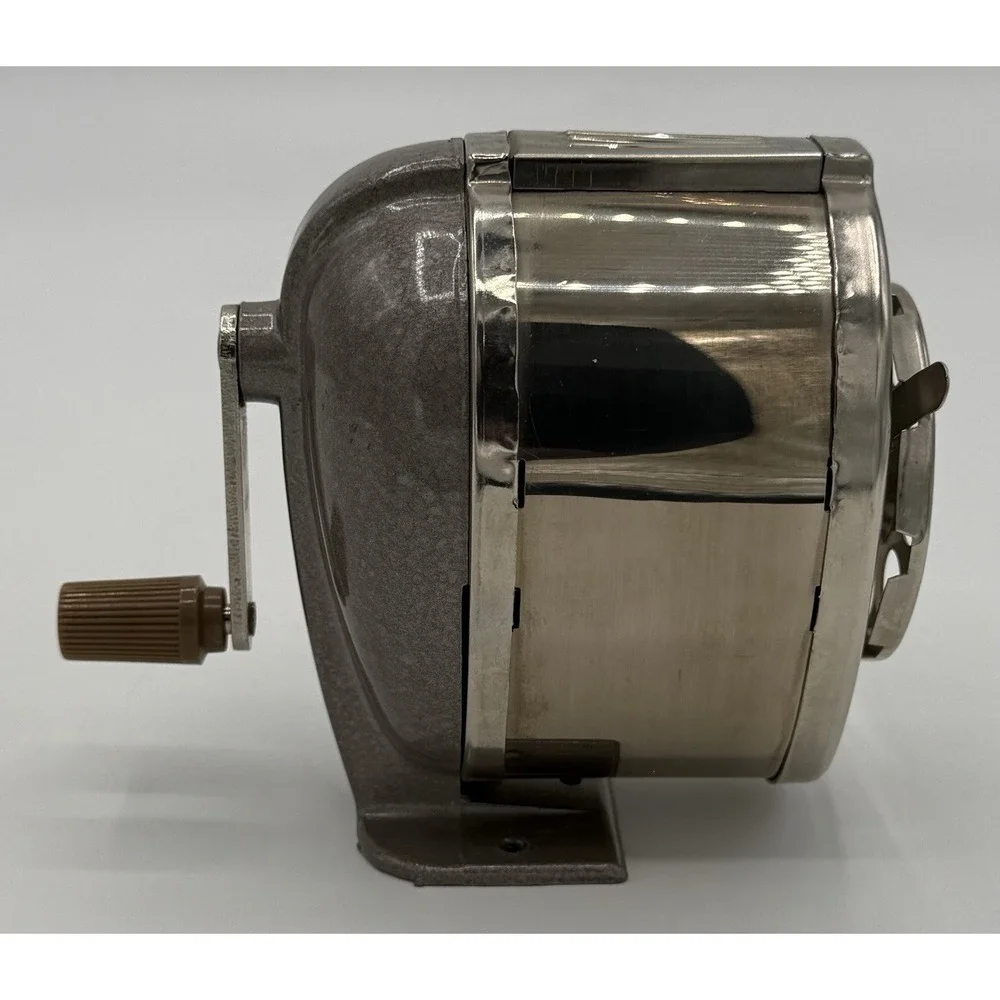 Boston KS Model No 1031 Wall Mount 8 Hole Pencil Sharpener Hammertone Paint 1976